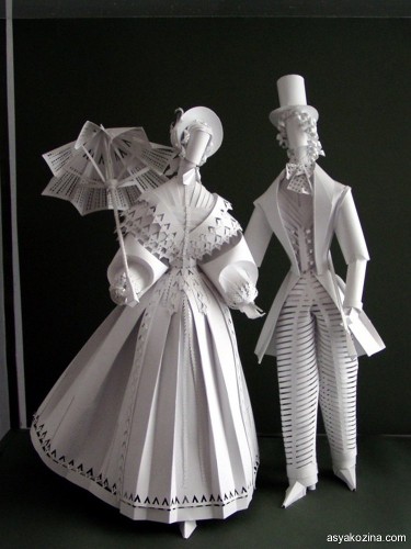  Paper pair romanticism.